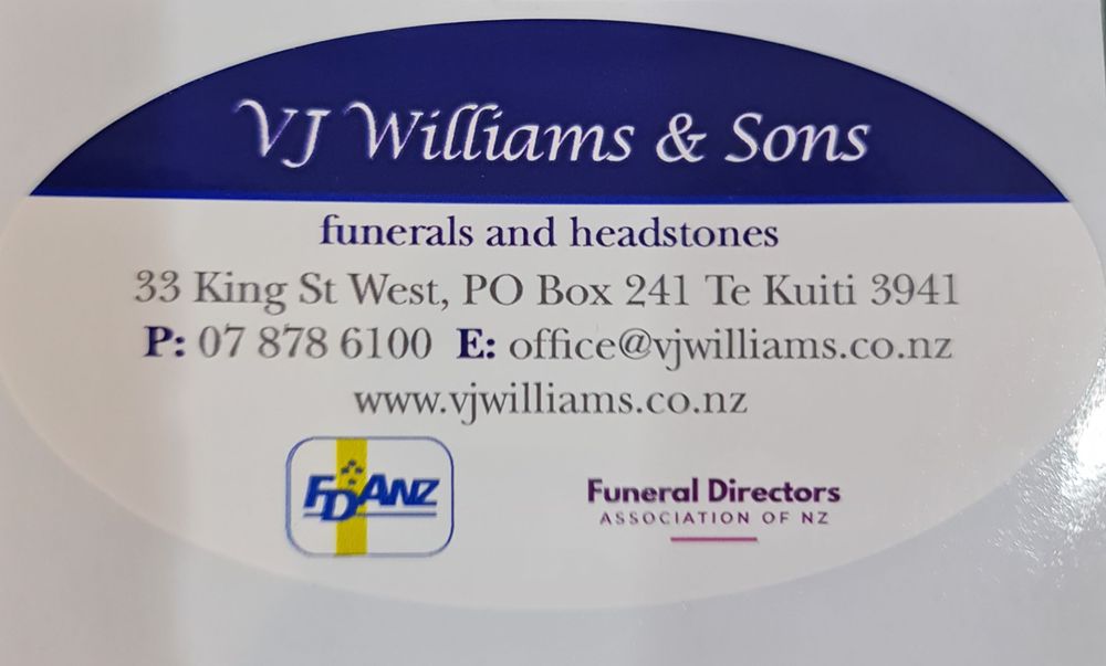 V J Williams & Sons logo