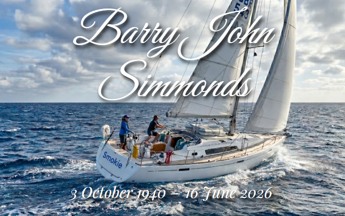 Notice for Barry John Simmonds