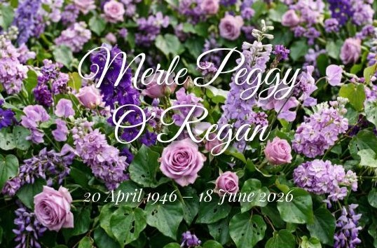 Notice for Merle Peggy O'Regan