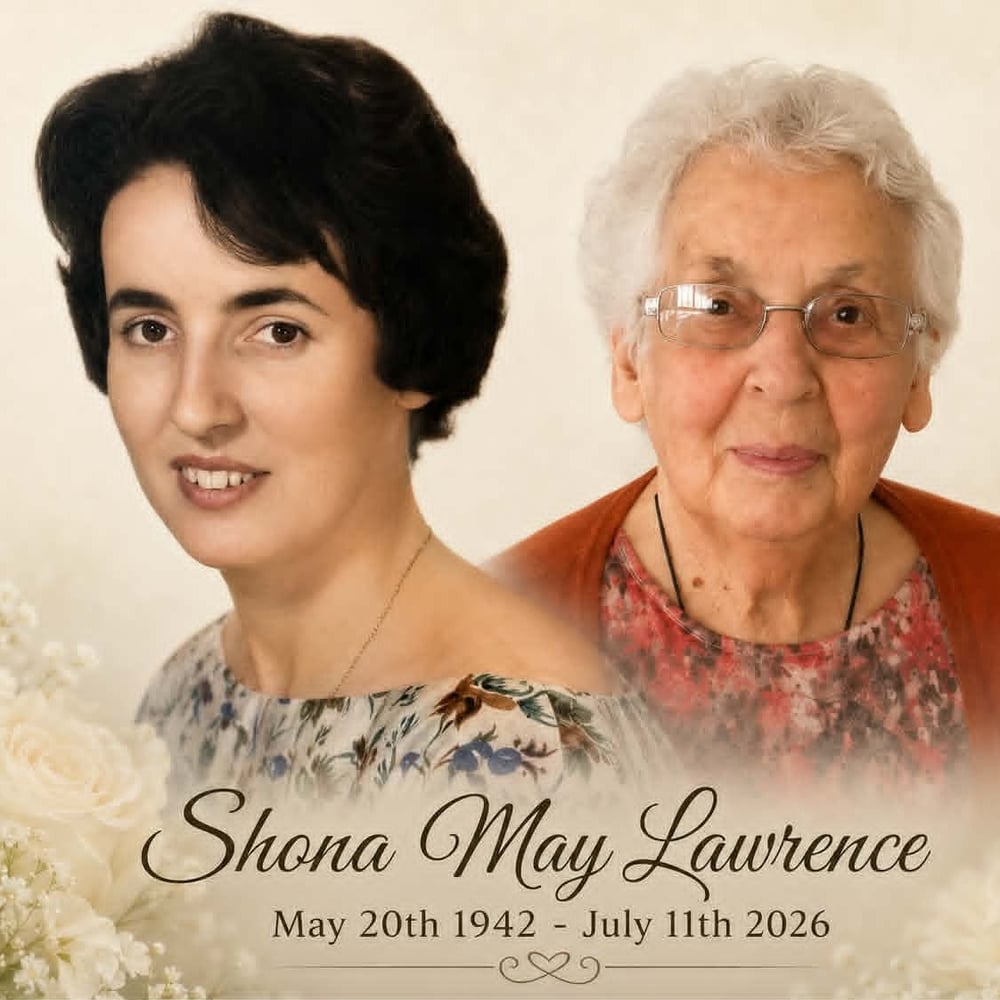 Notice for Shona May Lawrence