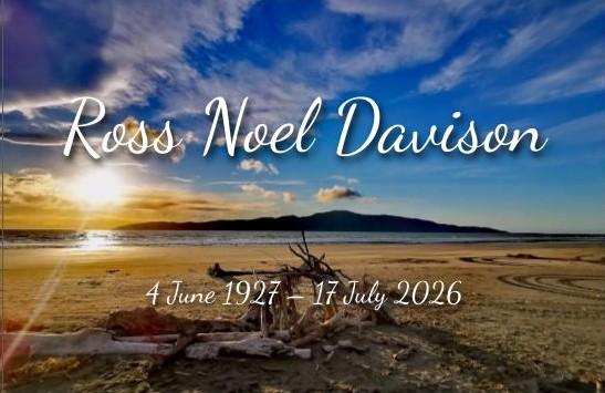 Notice for Ross Noel Davison