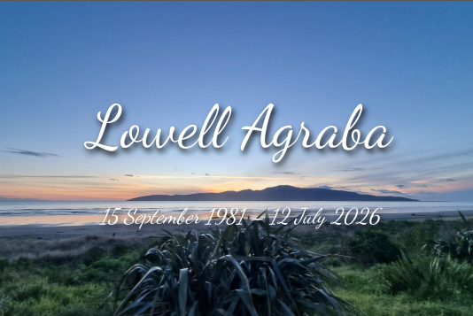 Notice for Lowell Agraba