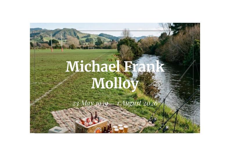Notice for Michael Frank (Mick) Molloy
