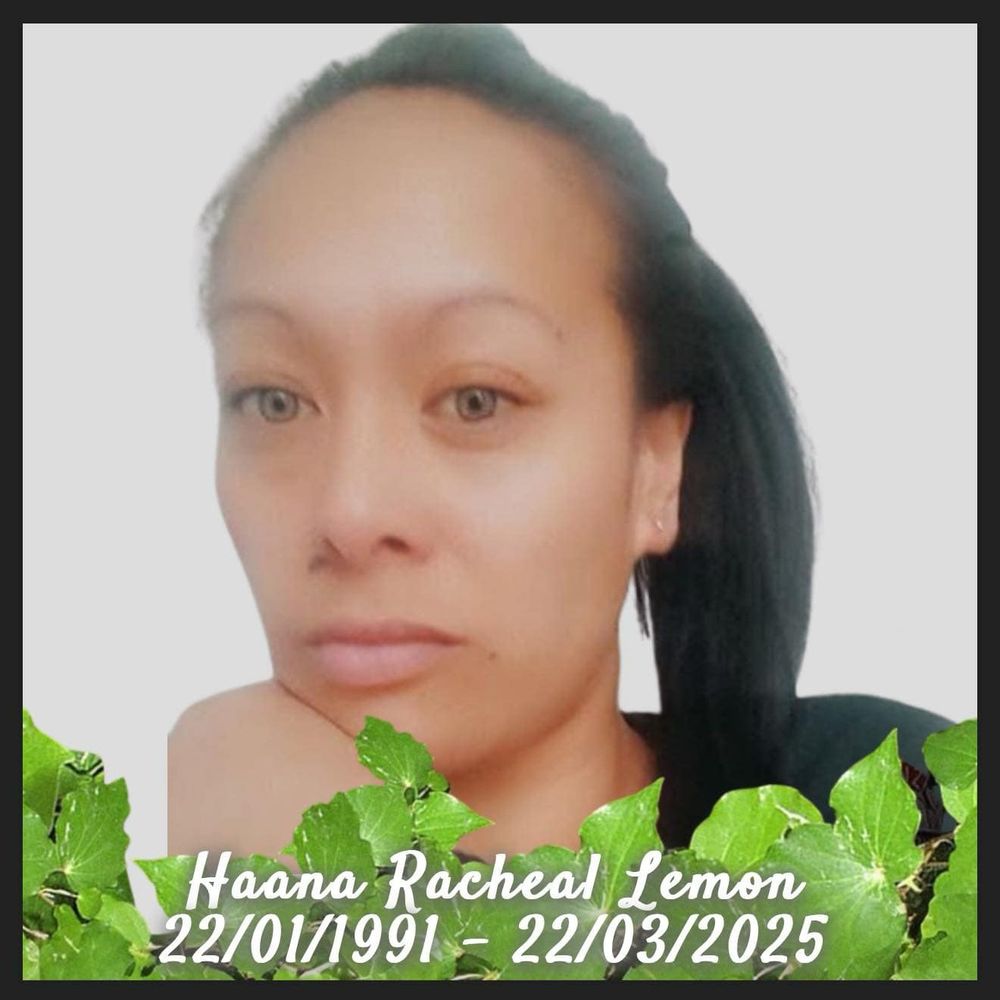 Notice for Haana Racheal Lemon