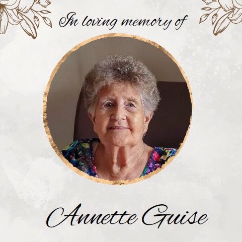 Notice for Annette Olivia Guise